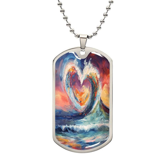 💝Carry Love Everywhere You Go - Love Wave Dog Tag 💝