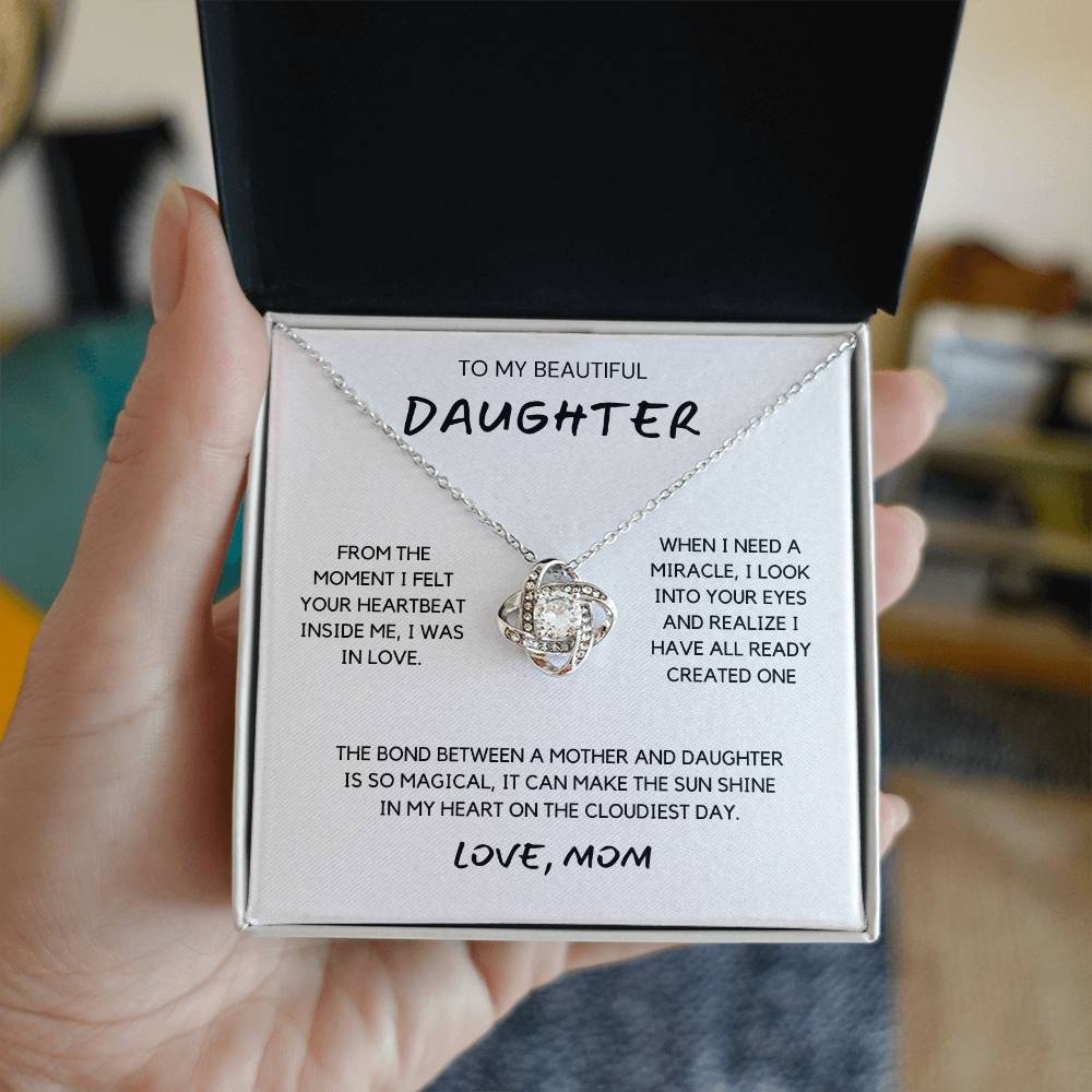 To My Beautiful Daughter Necklace