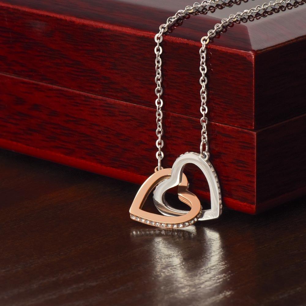 Granddaughter - Interlocking Hearts Necklace